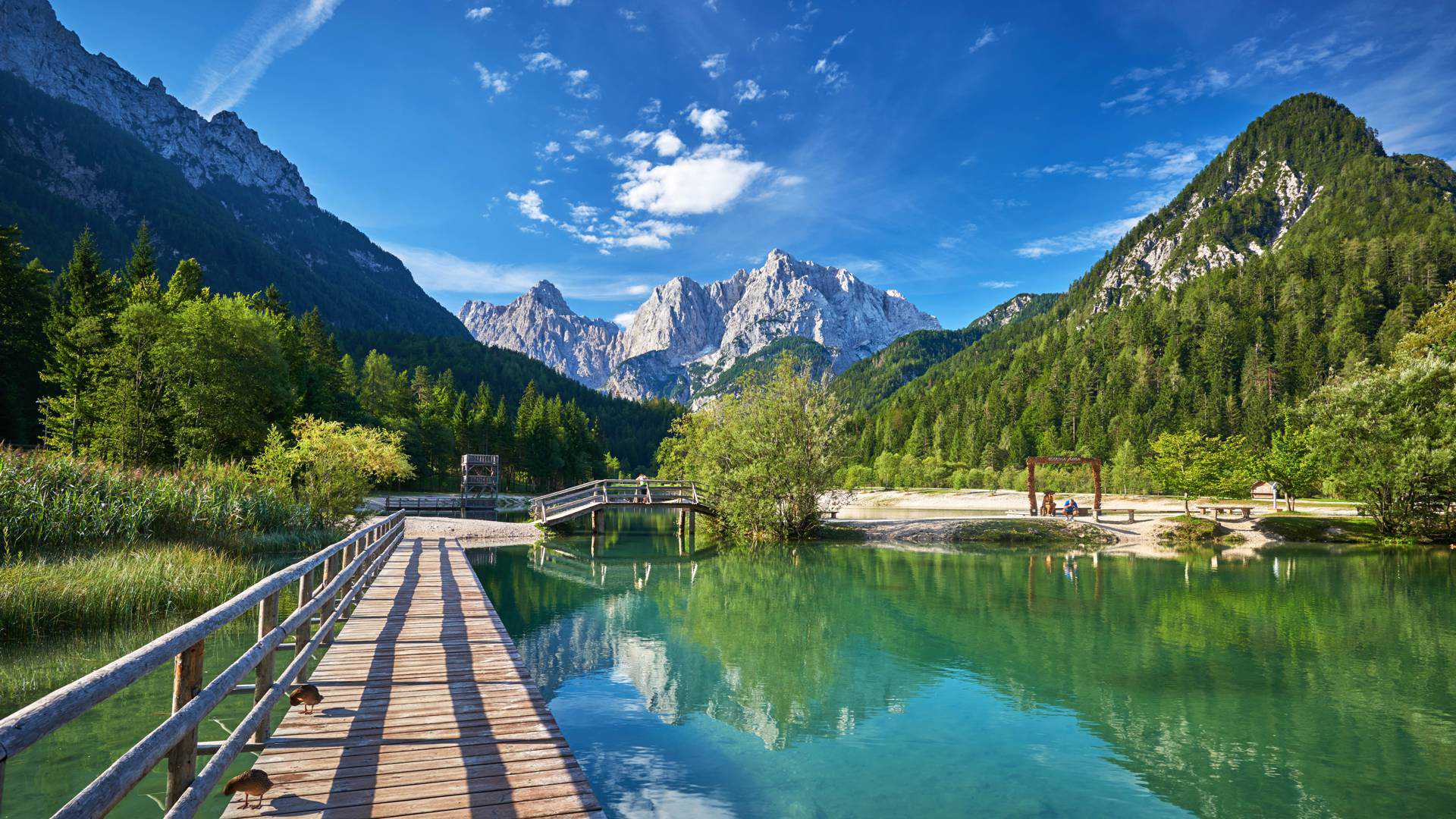 Shopping and sightseeing in Kranjska Gora, Slovenia